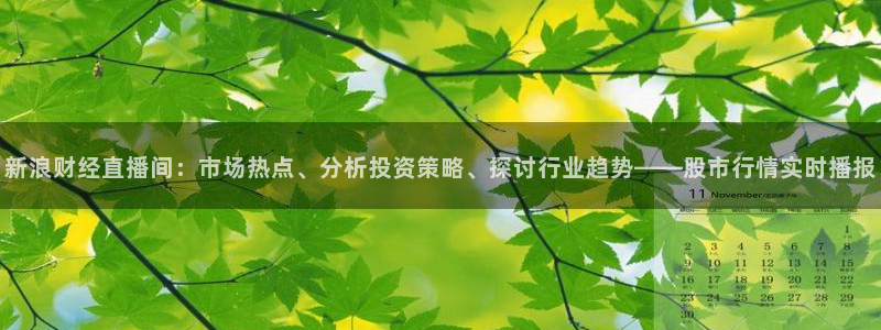 小九体育直播在线观看：新浪财经直播间：市场热点、分析投资策略、探讨行业趋势——股市行情实时播报